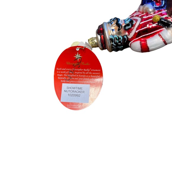 Christopher Radko Nutcraker Ornament Hand-Crafted Christmas Decorative‎ 7" NWT - Picture 4 of 8